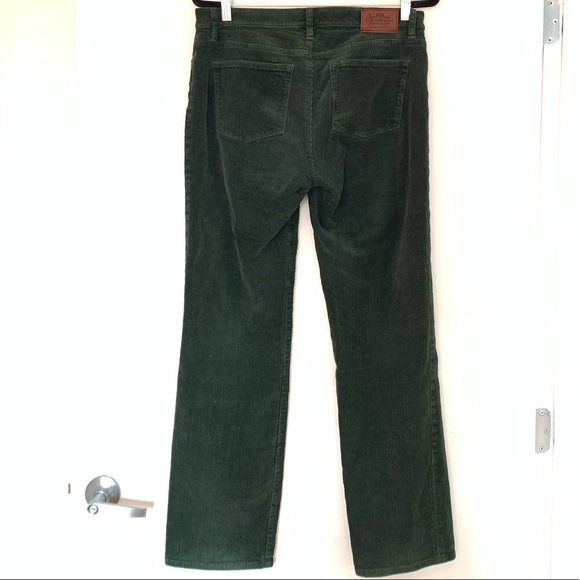Lauren Ralph Lauren Green Corduroys, Size 10 - Picture 2 of 8